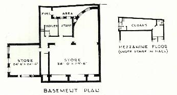 Basement plan of the Central LIbrary in 1959 [X812/16/9]